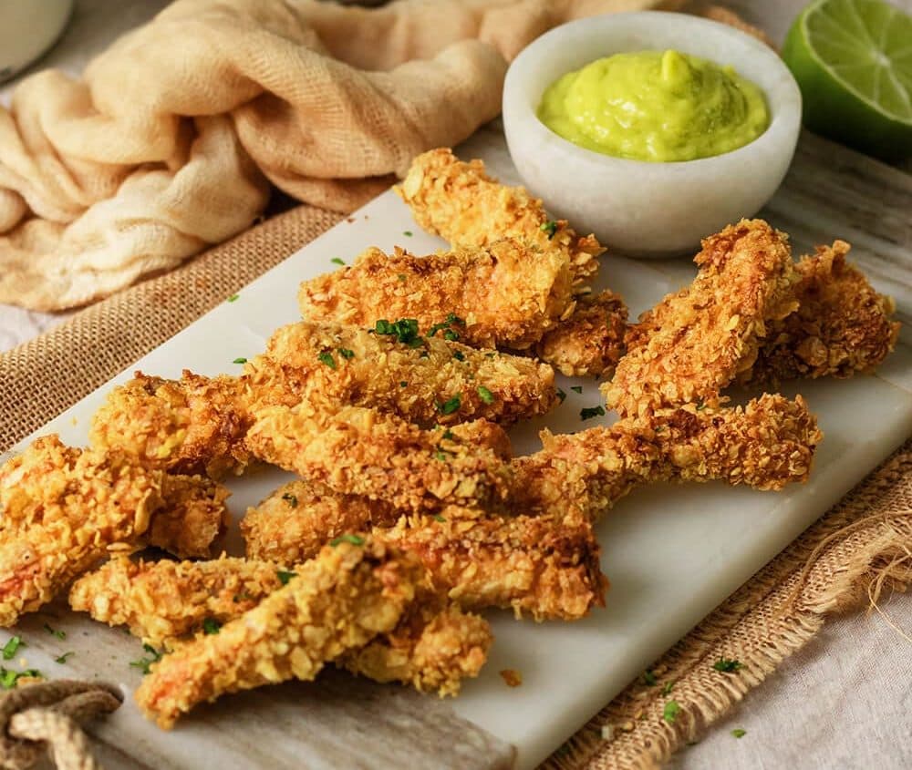 Salmón rebozado en cereales en Cecofry