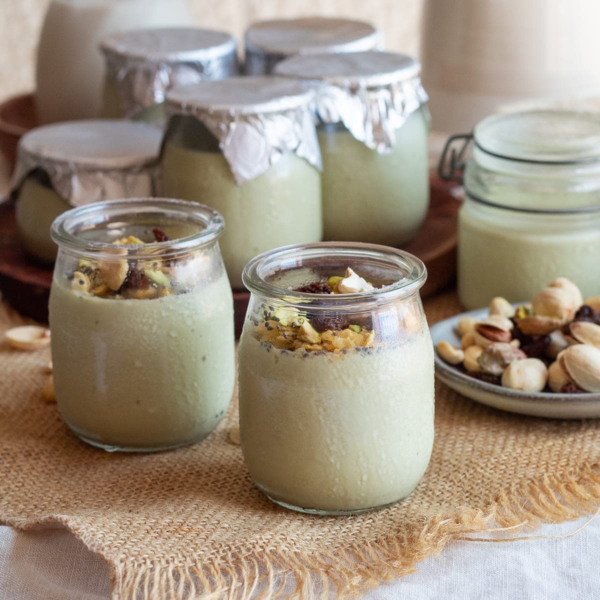 Yogur de té matcha en Mambo