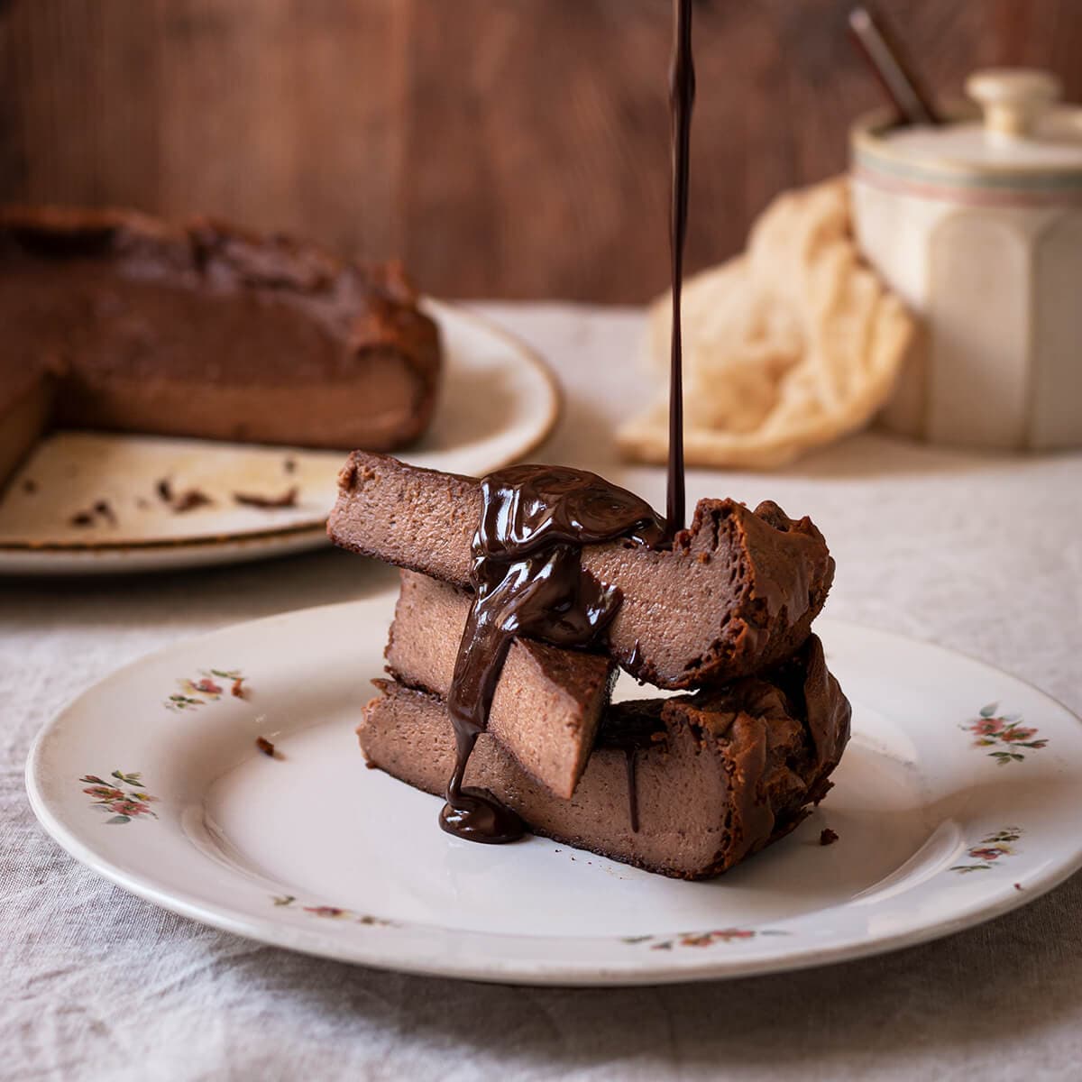 Tarta de queso «La Viña» con chocolate en Ollas GM