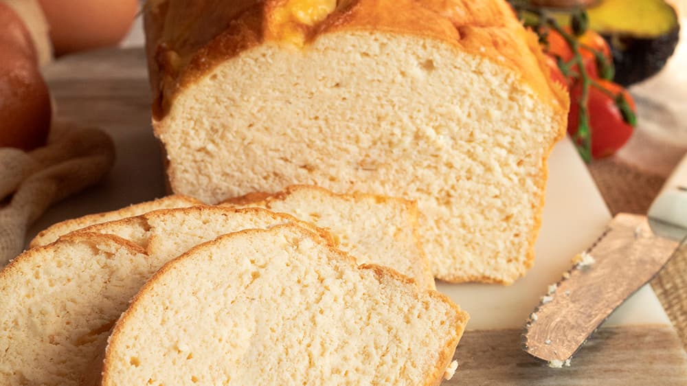 Pan de pollo keto con 3 ingredientes en Mambo