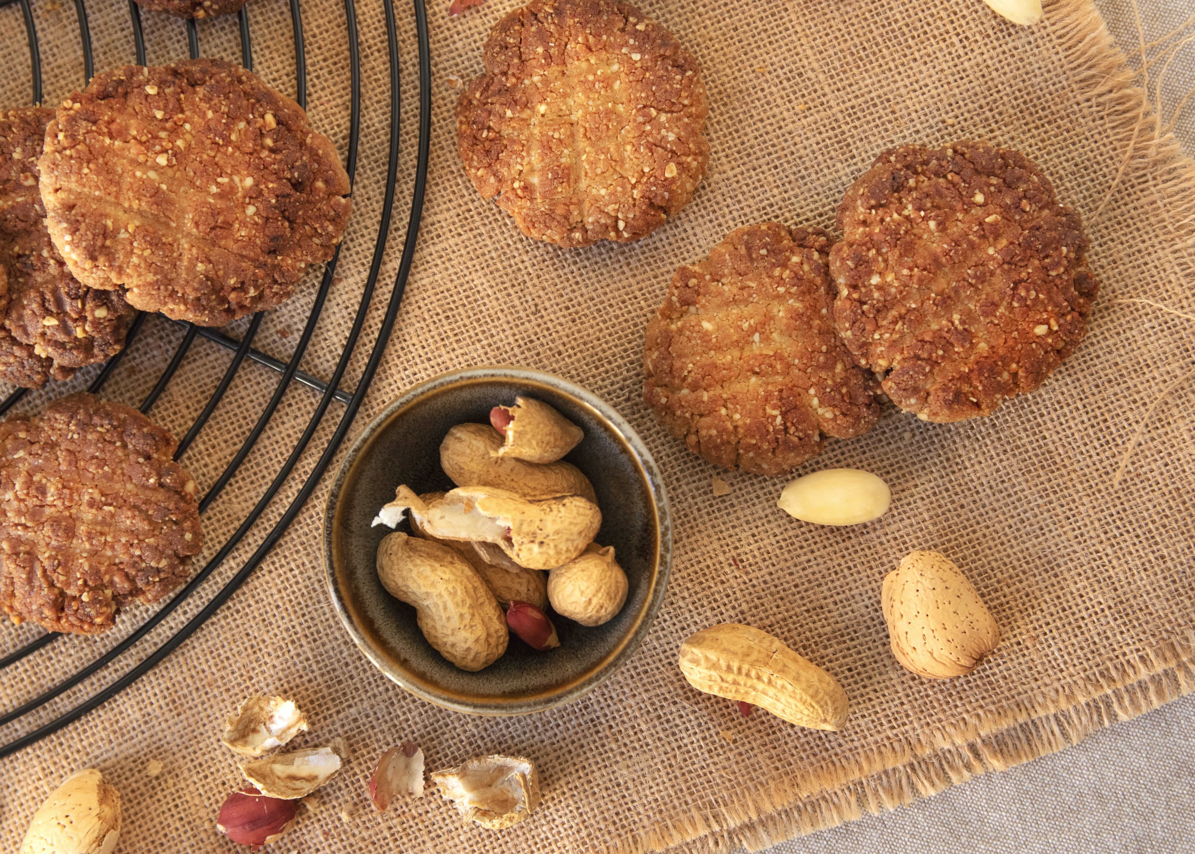 Galletas de mantequilla de cacahuete keto