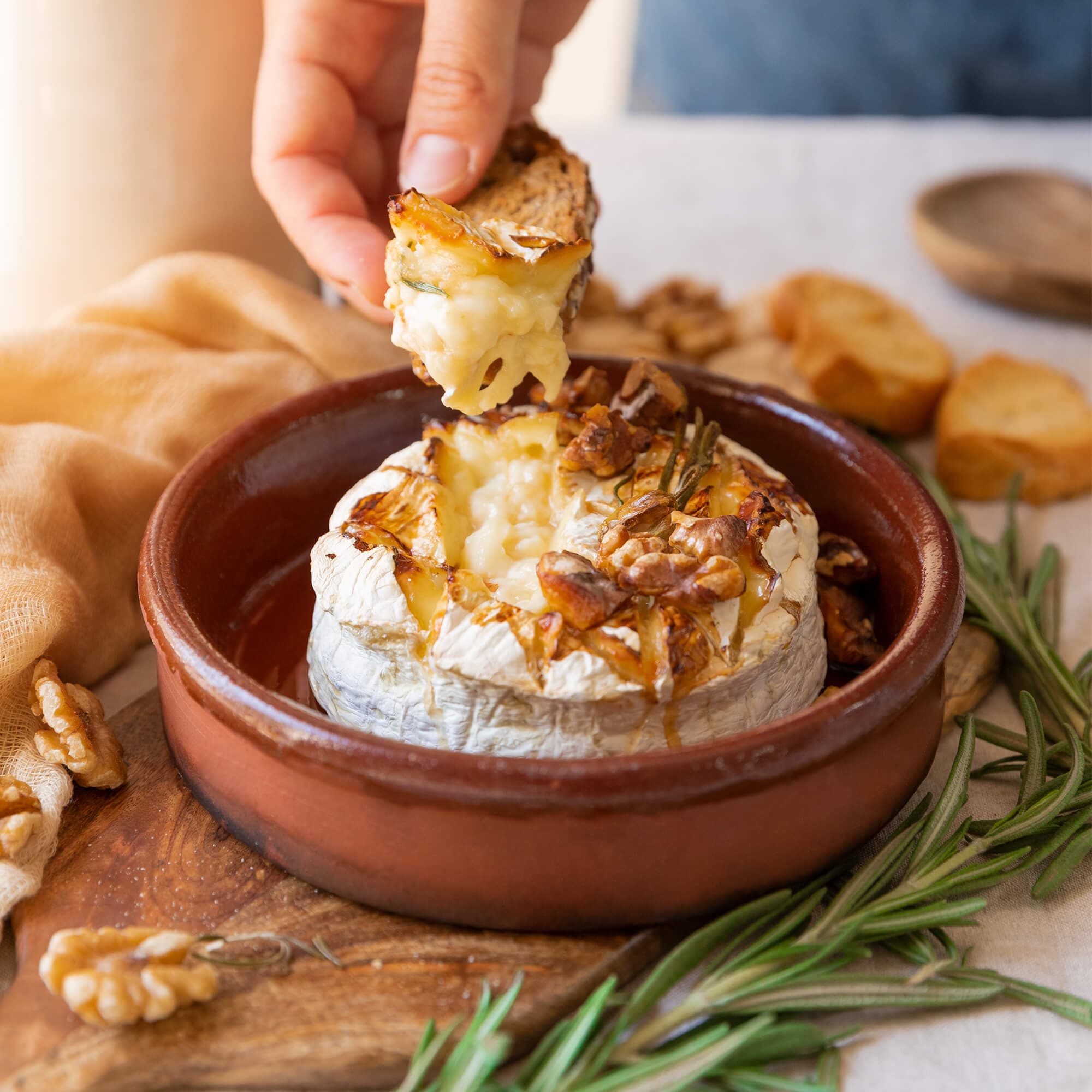 Camembert a la miel en Cecofry