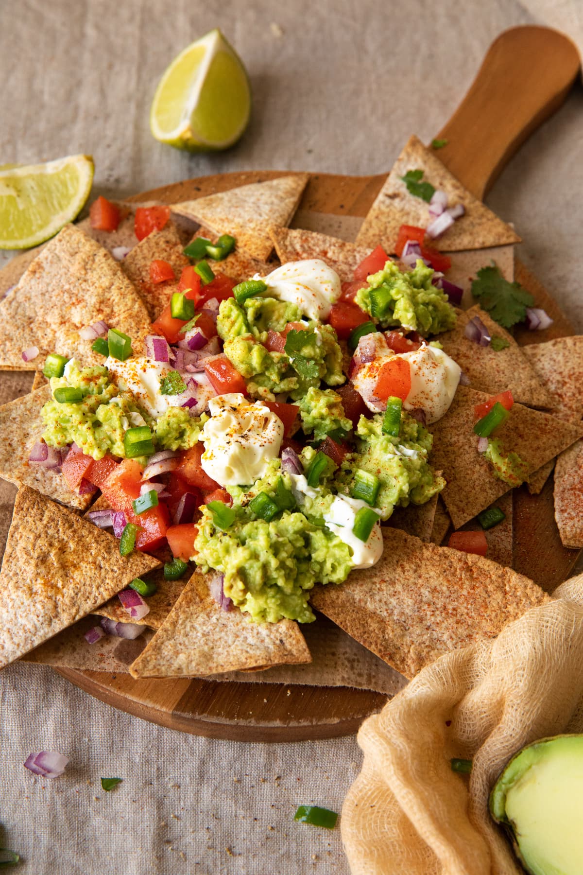 Nachos caseros en Cecofry