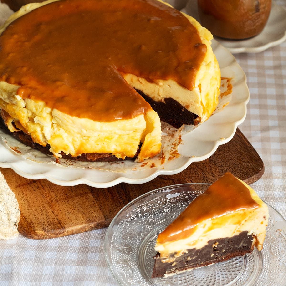 Brownie Cheesecake en Ollas GM