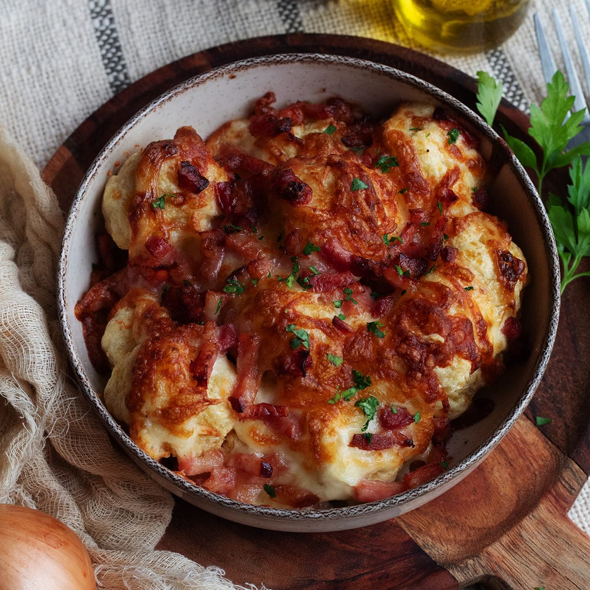 Bolitas de patata rancheras en Cecofry