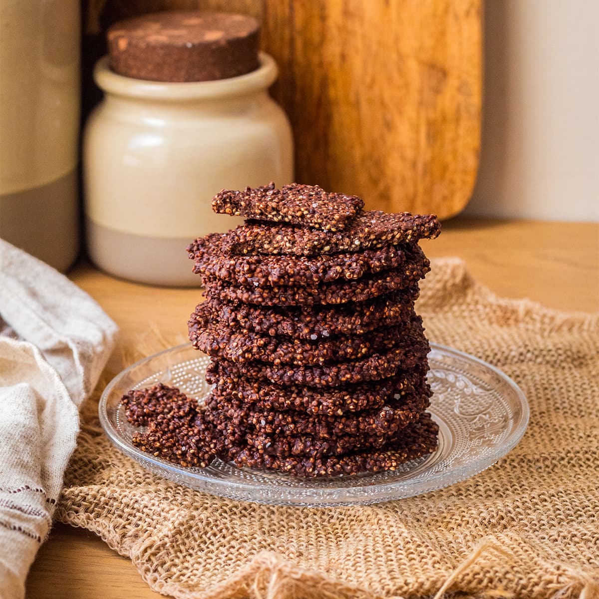 Galletas de quinoa y chocolate sin azúcar en Mambo