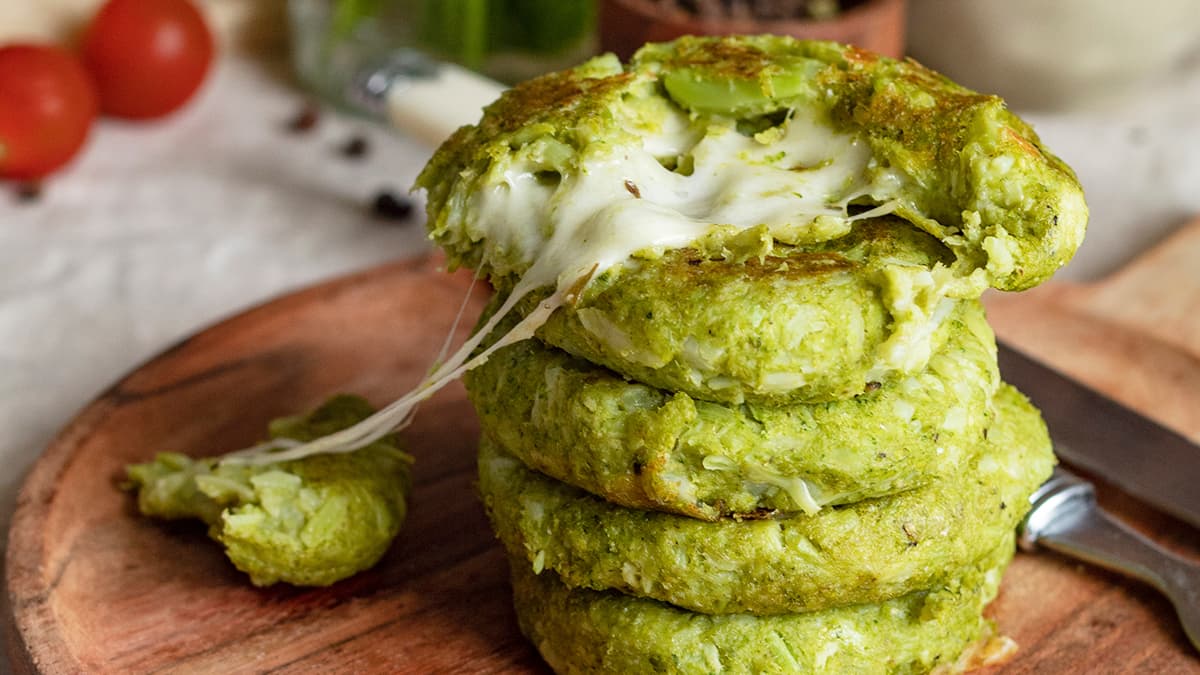 Hamburguesas de brócoli en Olla GM