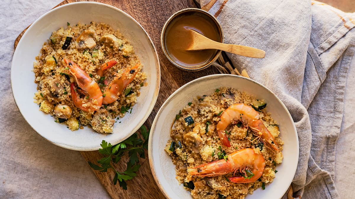 Cucus de langostinos en Olla GM