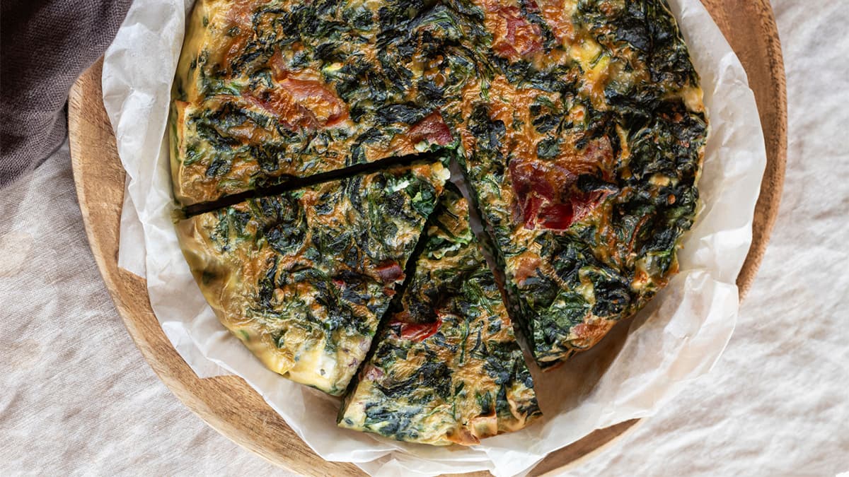 Pastel de espinacas en Cecofry