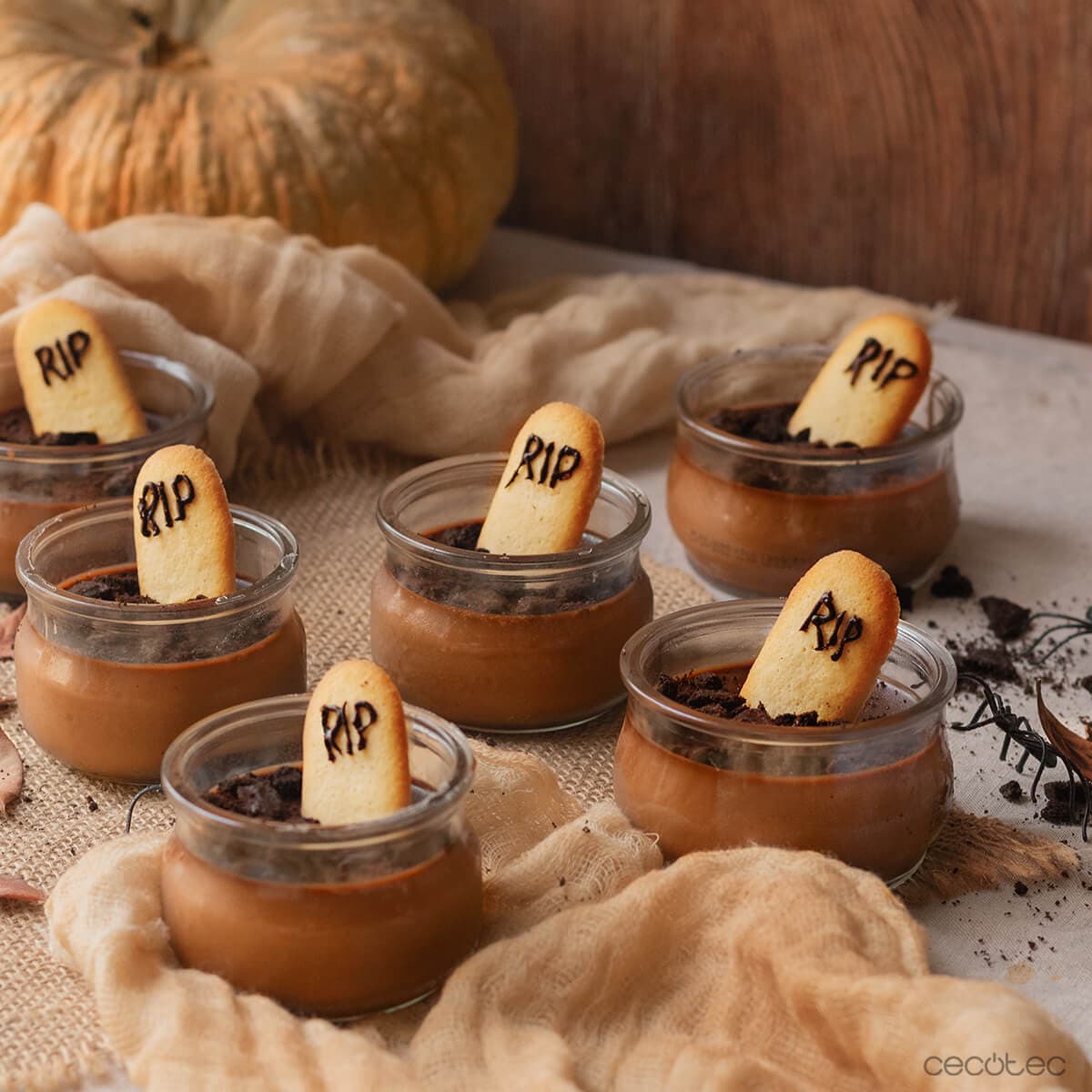 Panna cotta de Halloween en Ollas GM