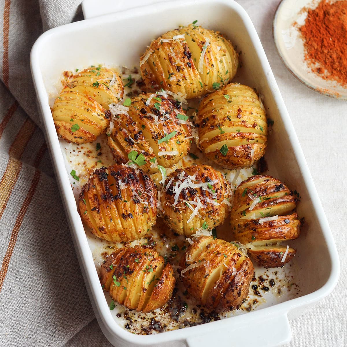 Mini patatas Hasselback en Cecofry