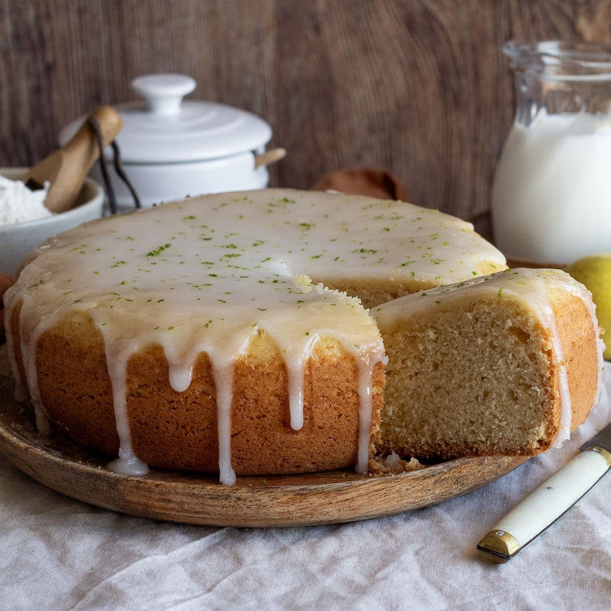 Bizcocho de yogur de limón en Olla GM