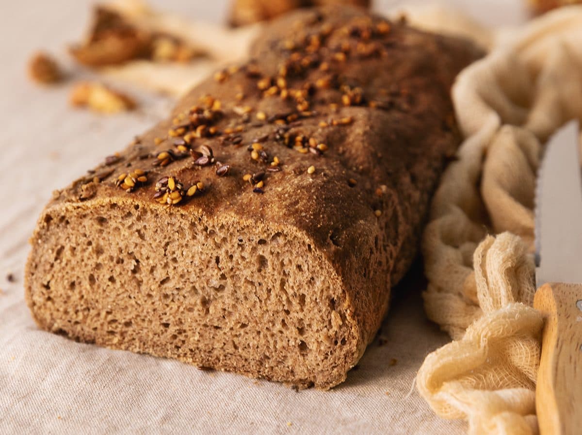 Pan rústico sin gluten