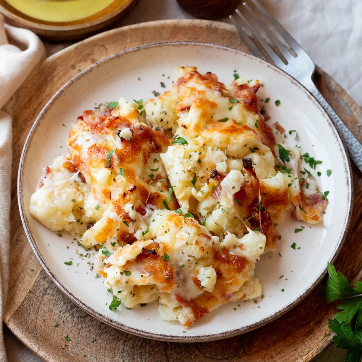 Coliflor gratinada en Ollas GM