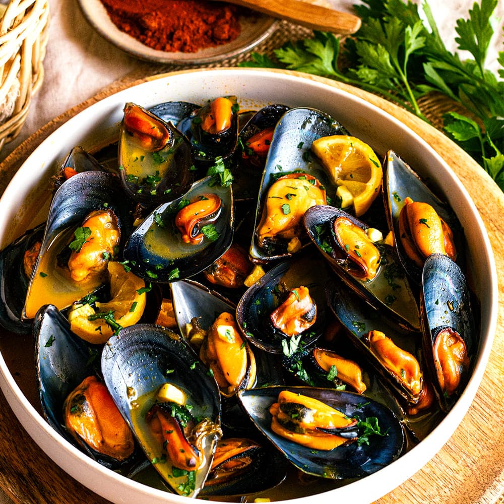 Mejillones thai en Olla GM