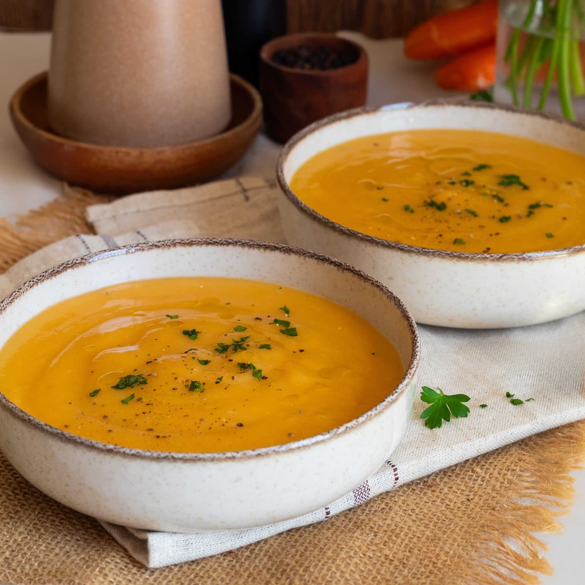 Crema con verduras del cocido en Olla GM