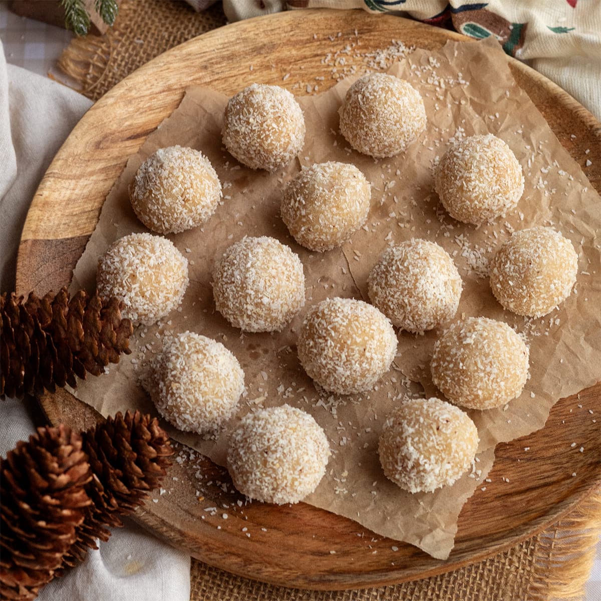 Trufas de coco y almendra en Mambo