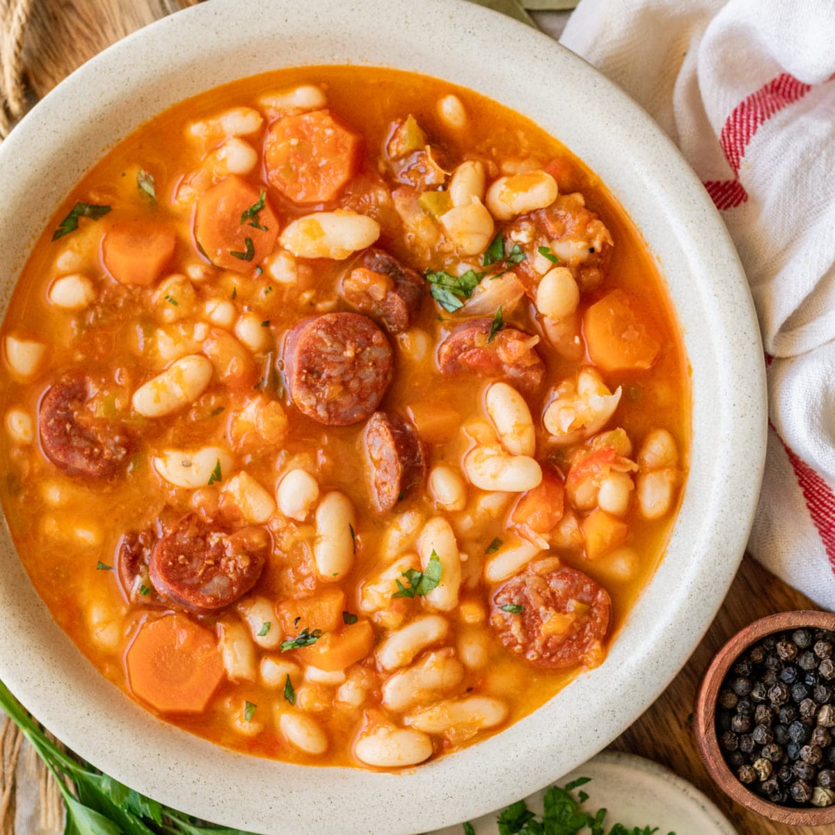 Alubias con chorizo en Mambo