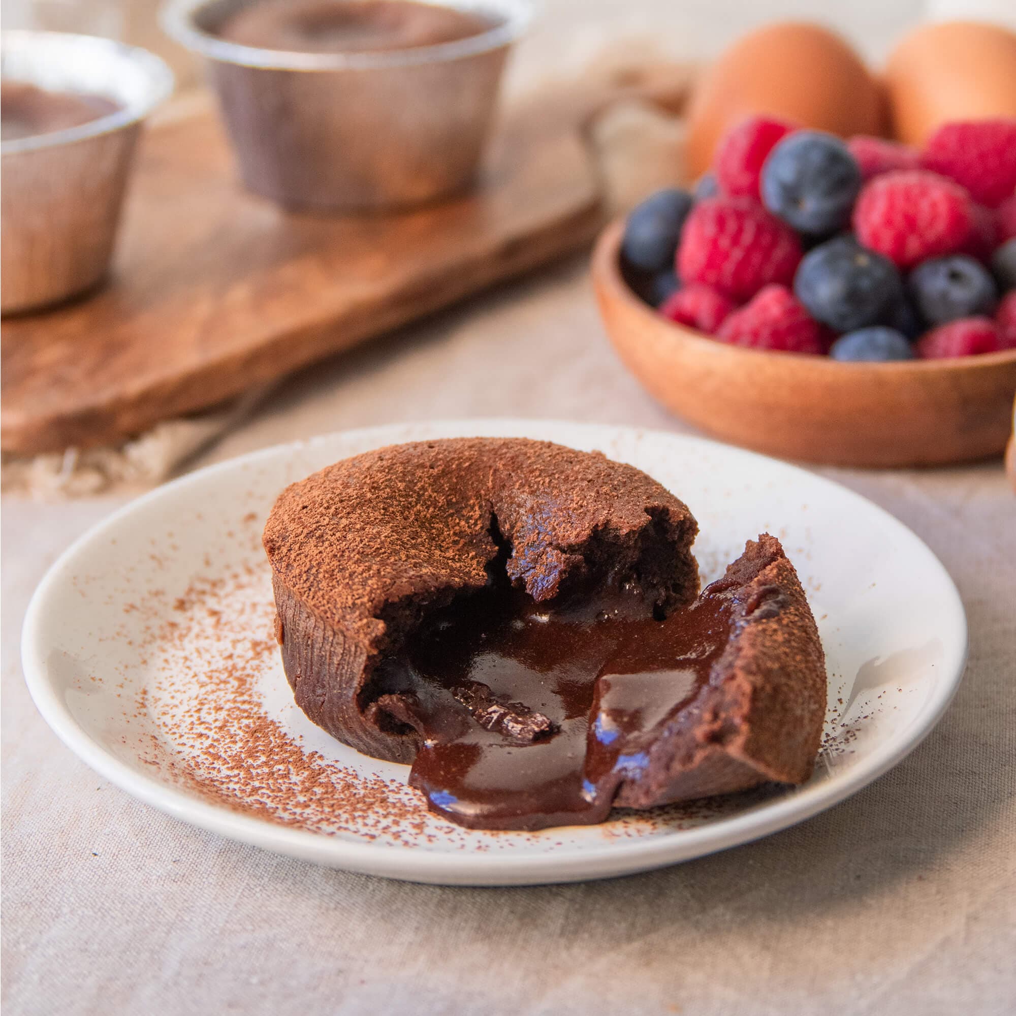 Coulant de chocolate en Cecofry