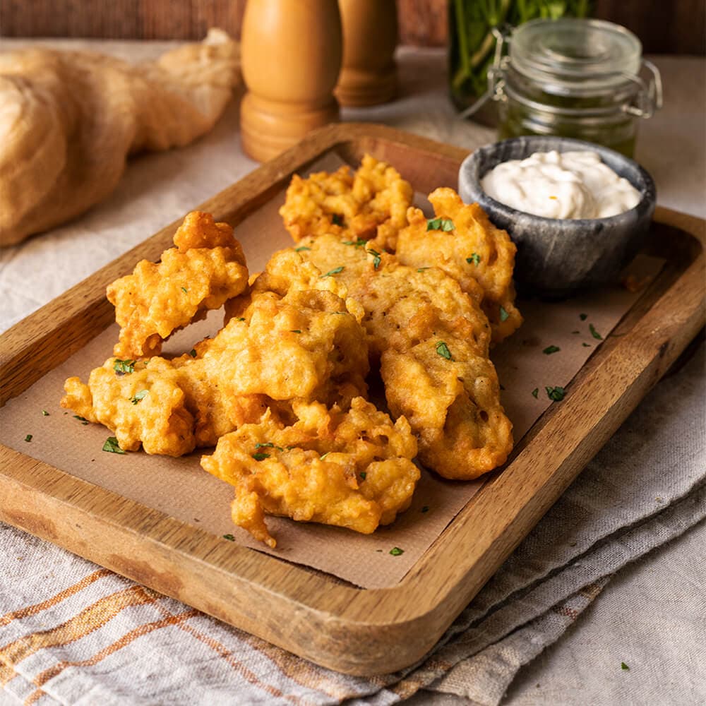 Buñuelos de merluza en Ollas GM