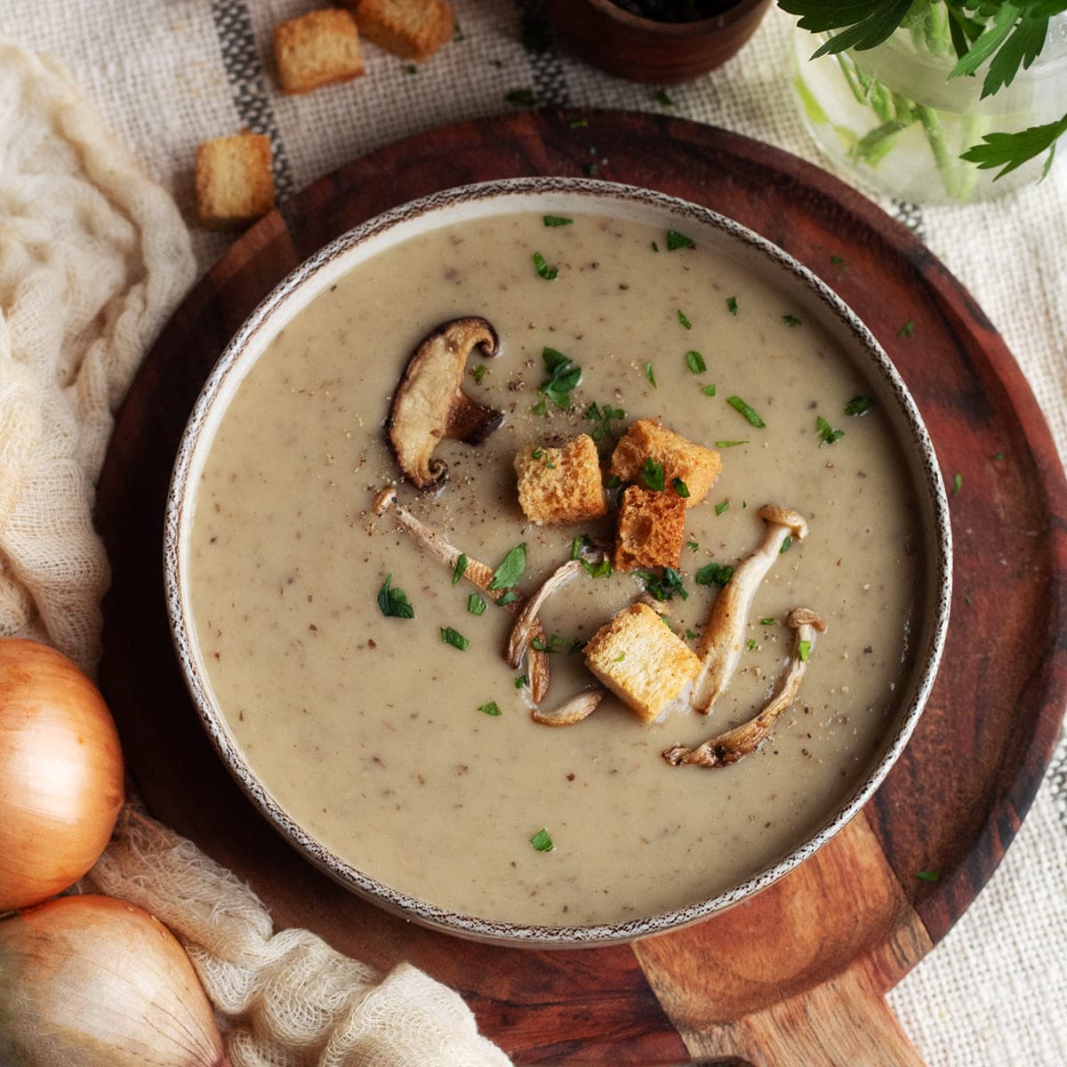 Crema de boletus y patata en Ollas GM