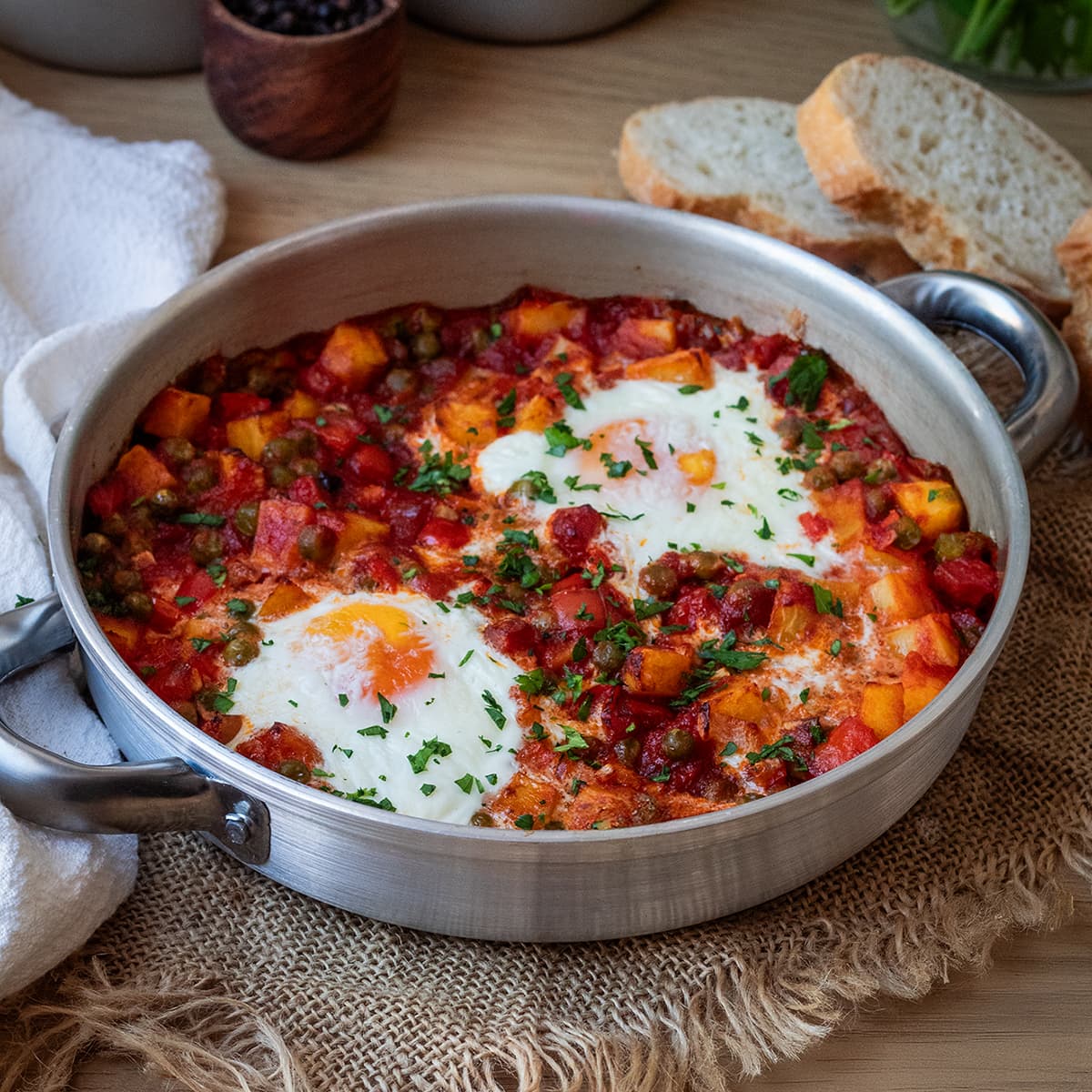Huevos a la flamenca en Cecofry