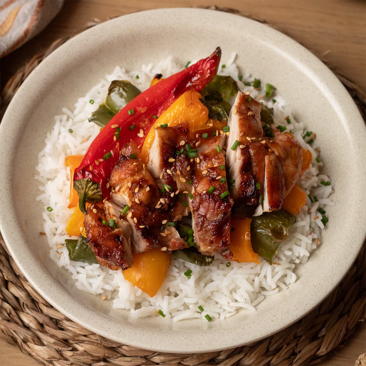 Pollo teriyaki en Cecofry