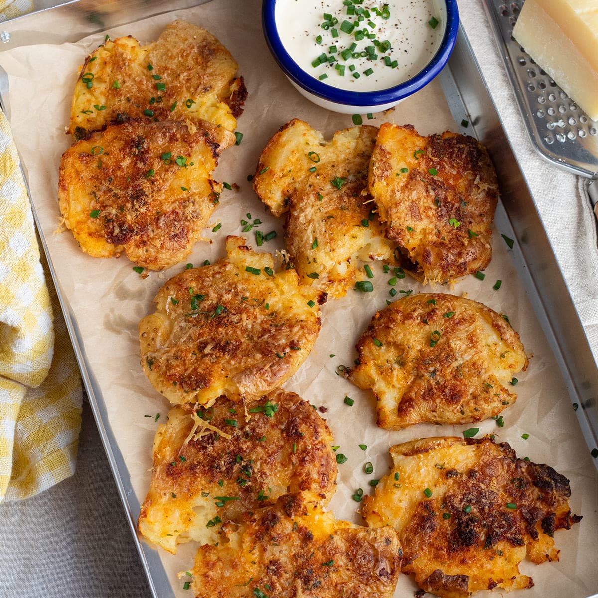 Smashed potatoes en Cecofry