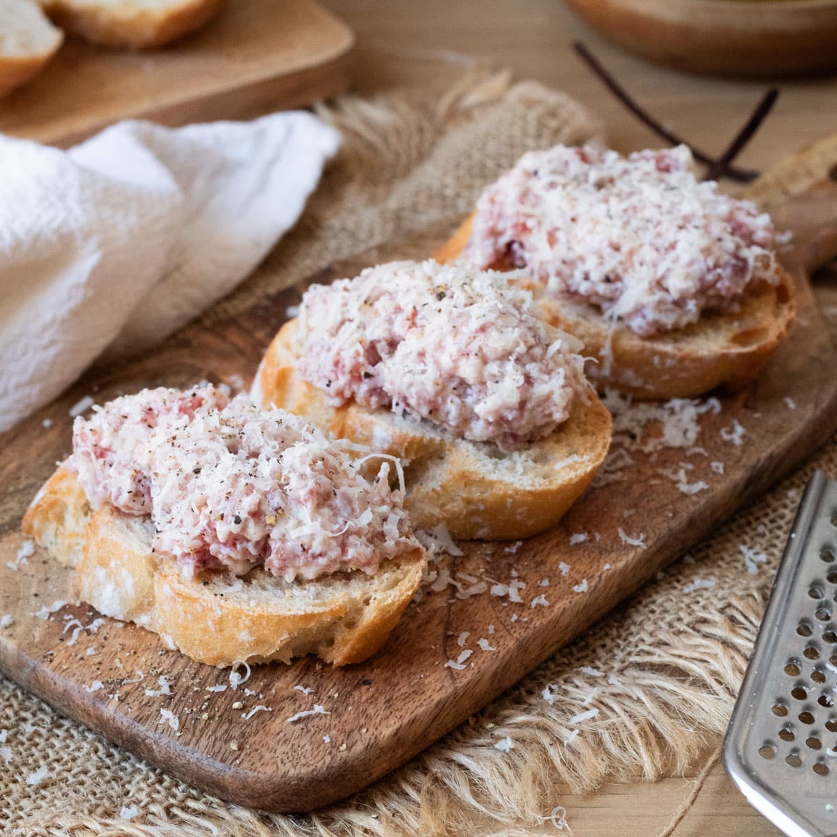 Pintxo de Muselina de jamón en Mambo