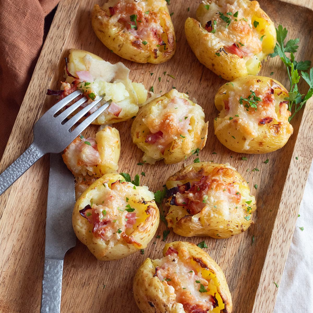 Mini patatas rellenas en Cecofry