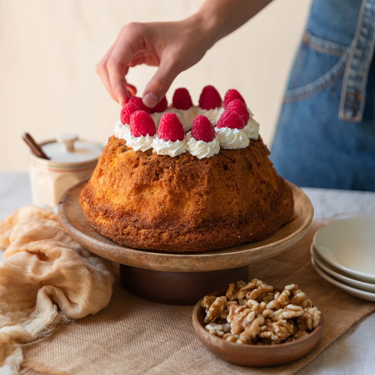 Bizcocho de nueces sin gluten en Mambo
