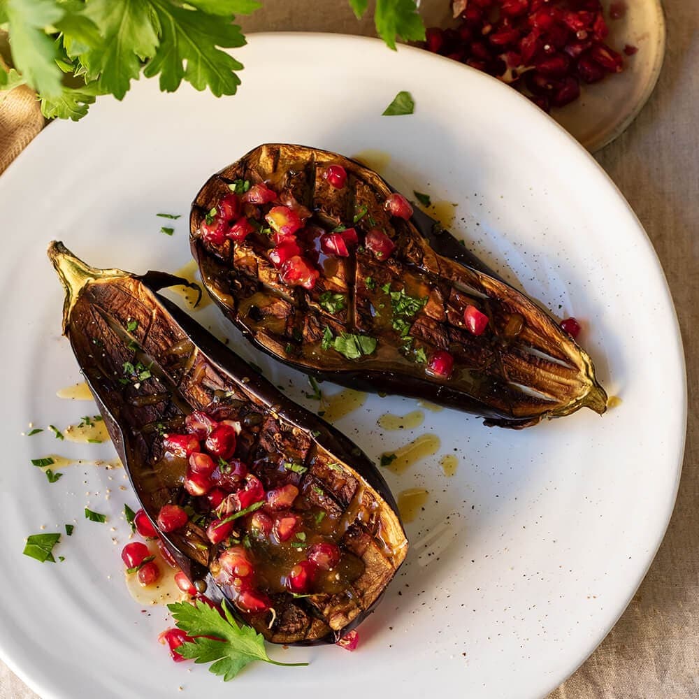 Berenjena asada en Cecofry