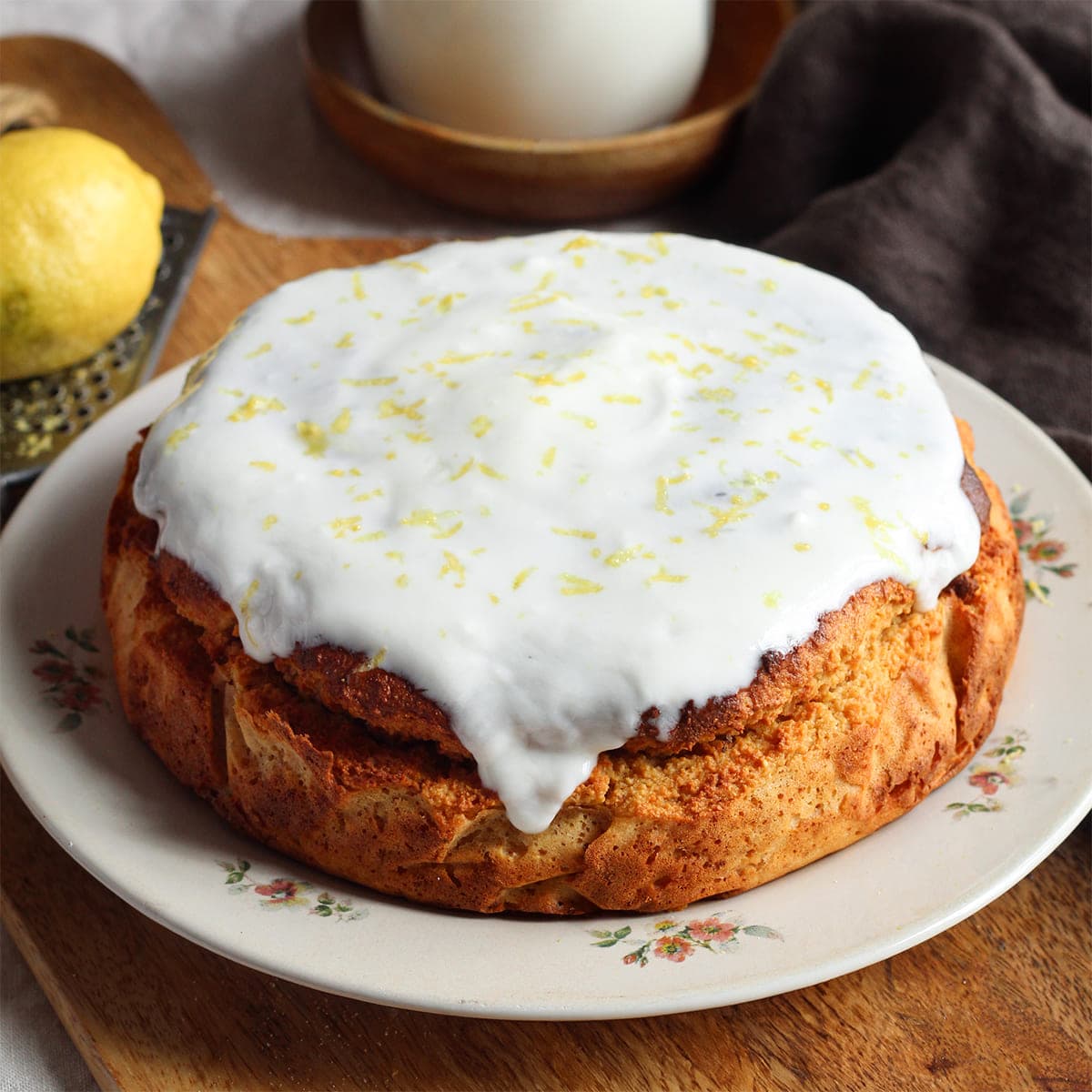 Bizcocho de limón keto en Cecofry
