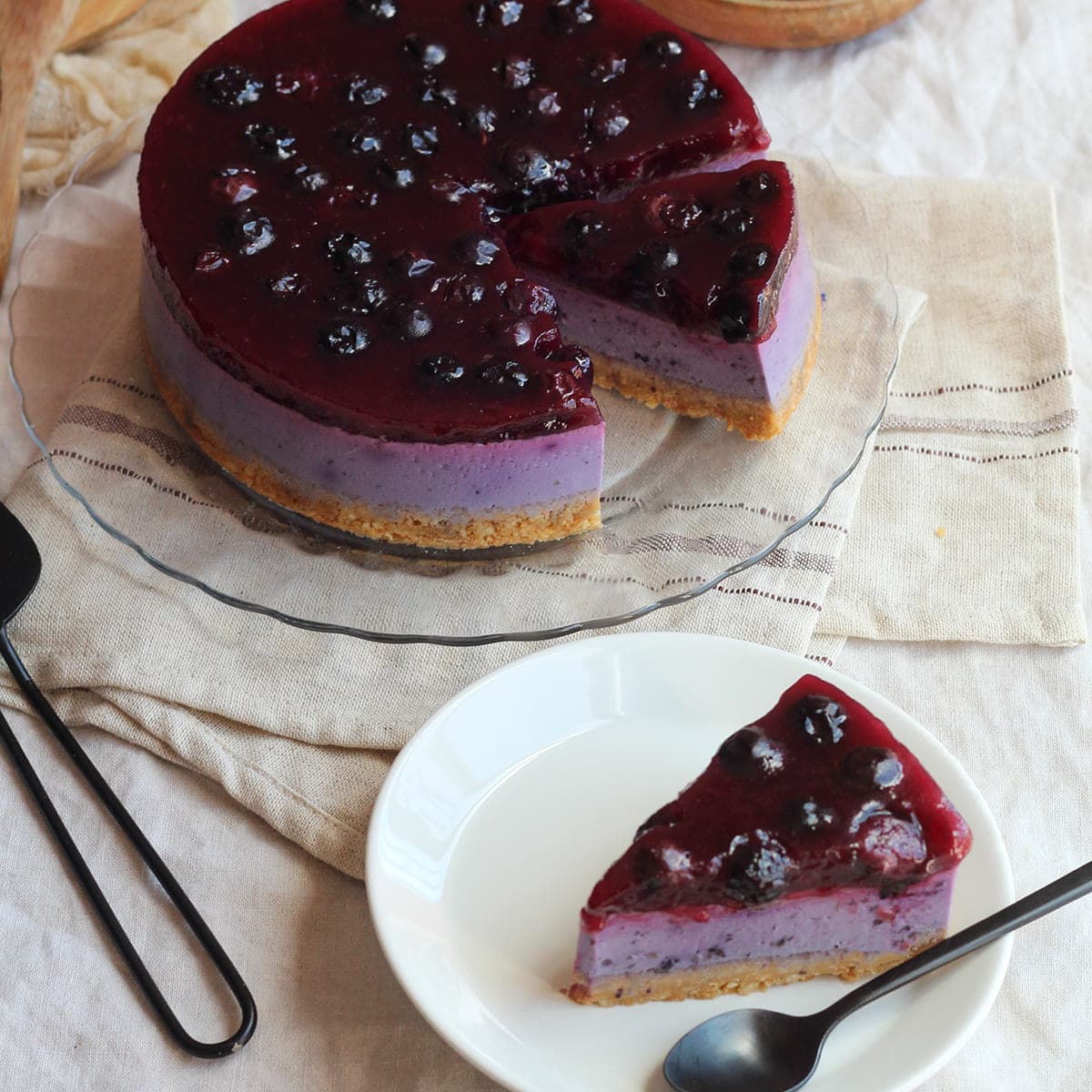 Tarta de arándanos y fresas  en Olla GM