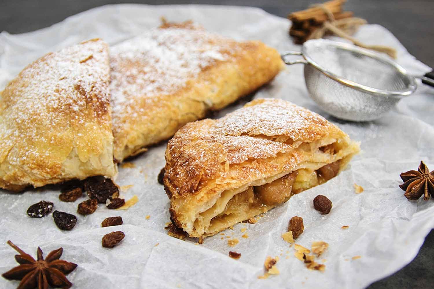 Strudel de manzana en Mambo