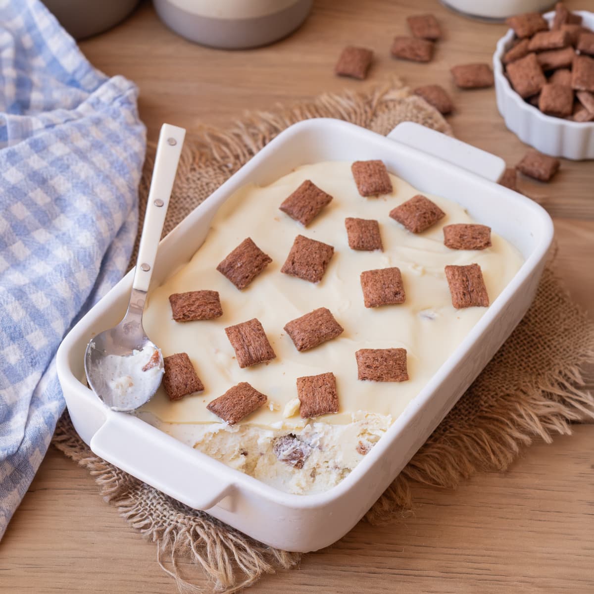 Helado de cereales con leche en Mambo