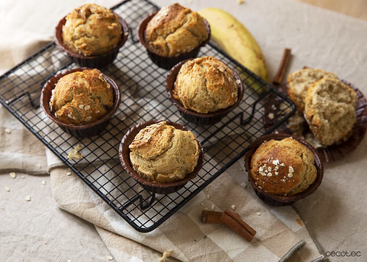 Muffins de plátano y crema de cacahuete en Mambo