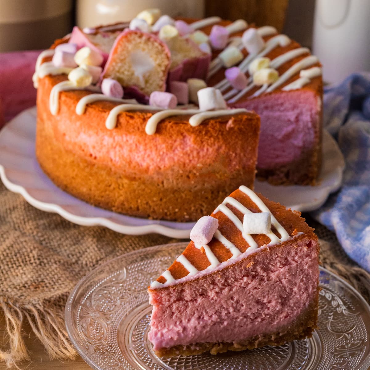 Cheesecake de pantera rosa con Mambo y Cecofry