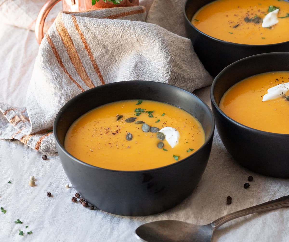 Crema de calabaza al curry en Ollas GM