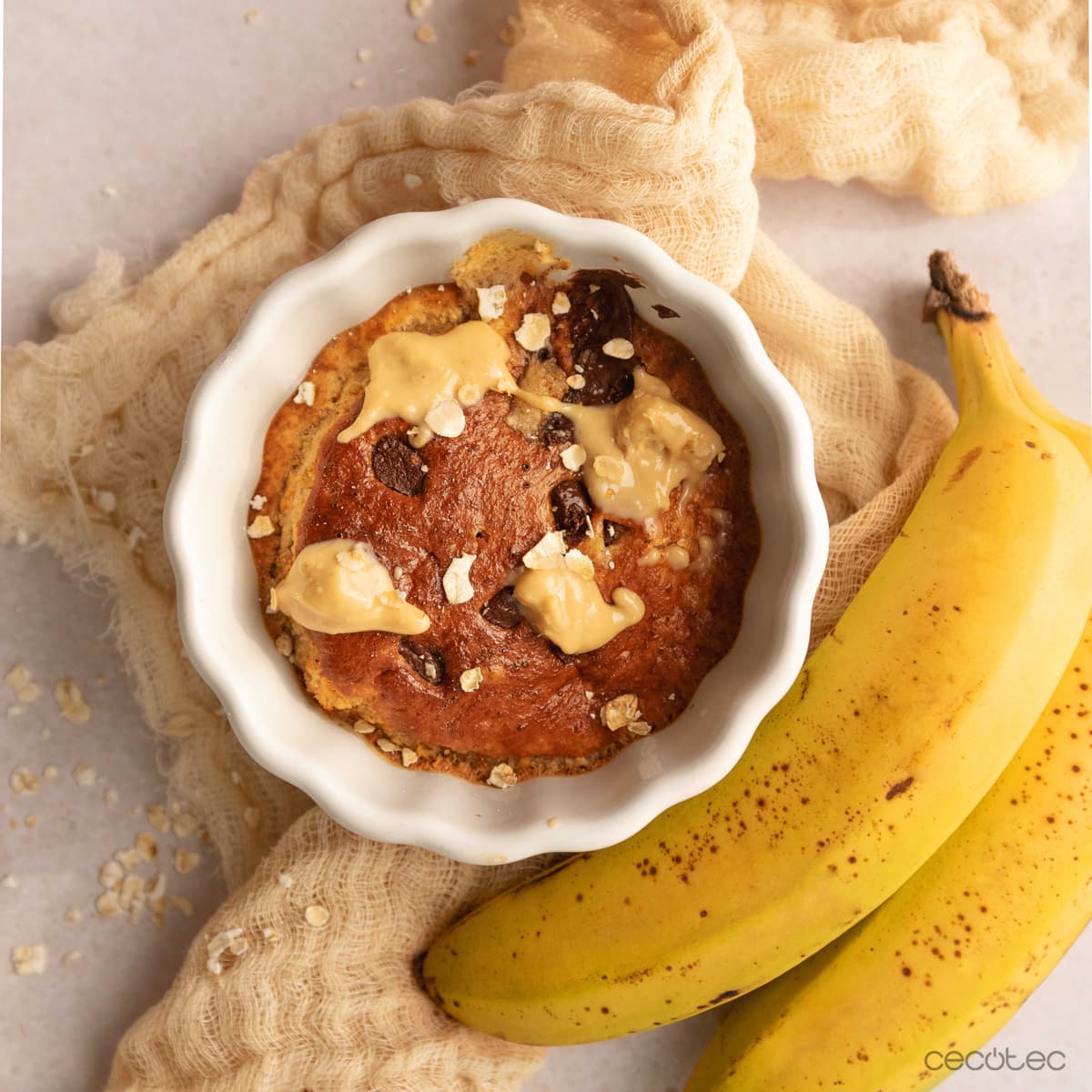 Banana bread individual en Cecofry