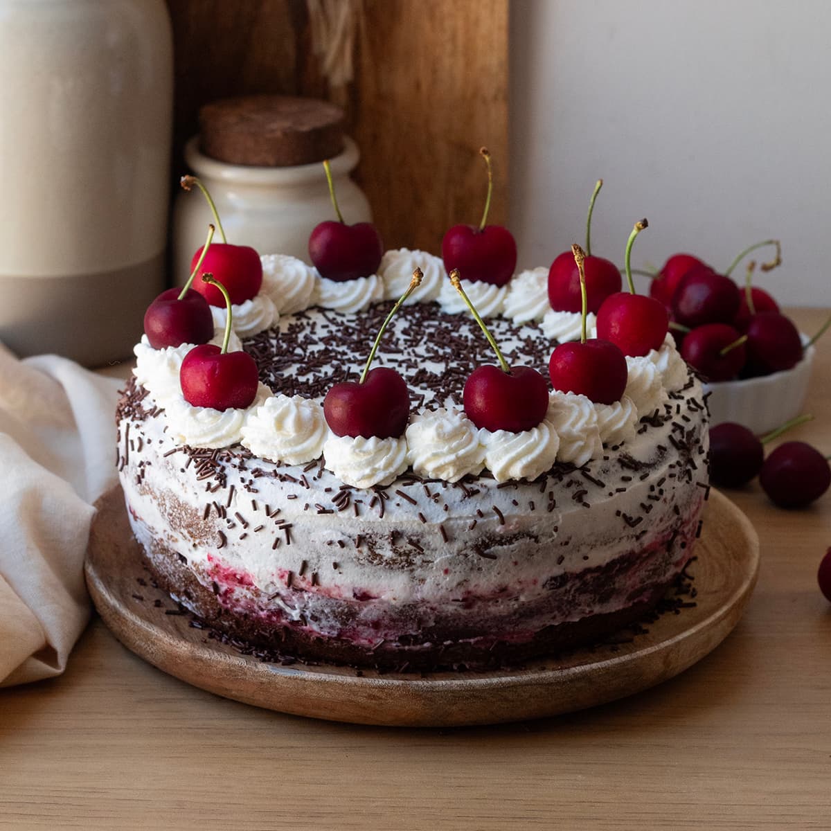Tarta Selva Negra en Olla GM