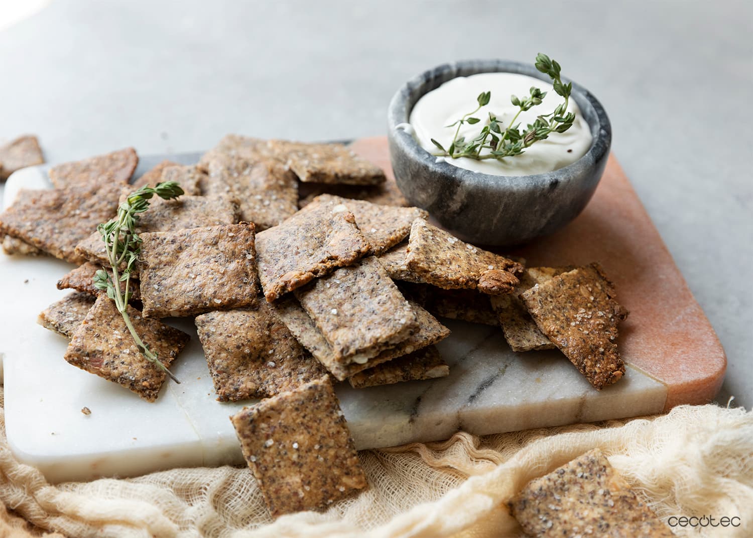 Crackers de frutos secos