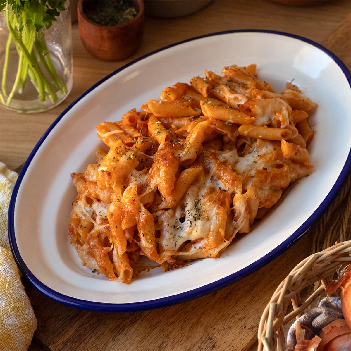 Macarrones con sobrasada en Olla GM