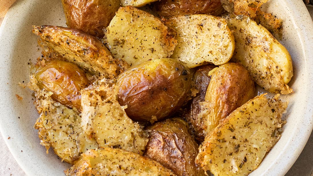 Patatas a la parmesana en Cecofry