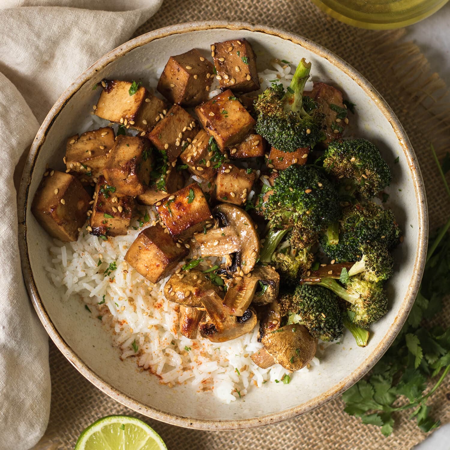 Tofu marinado en Cecofry