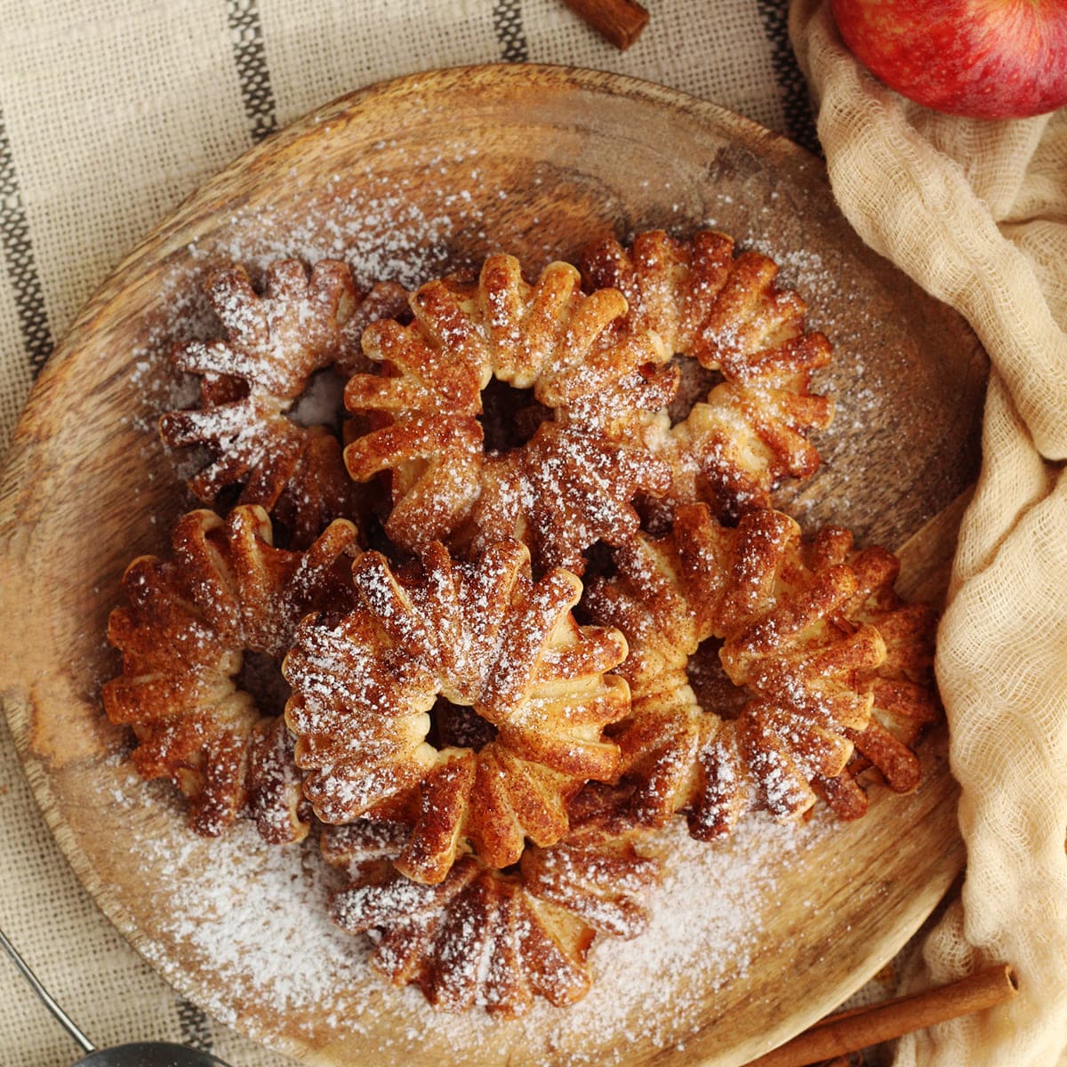 Apple donuts en Cecofry