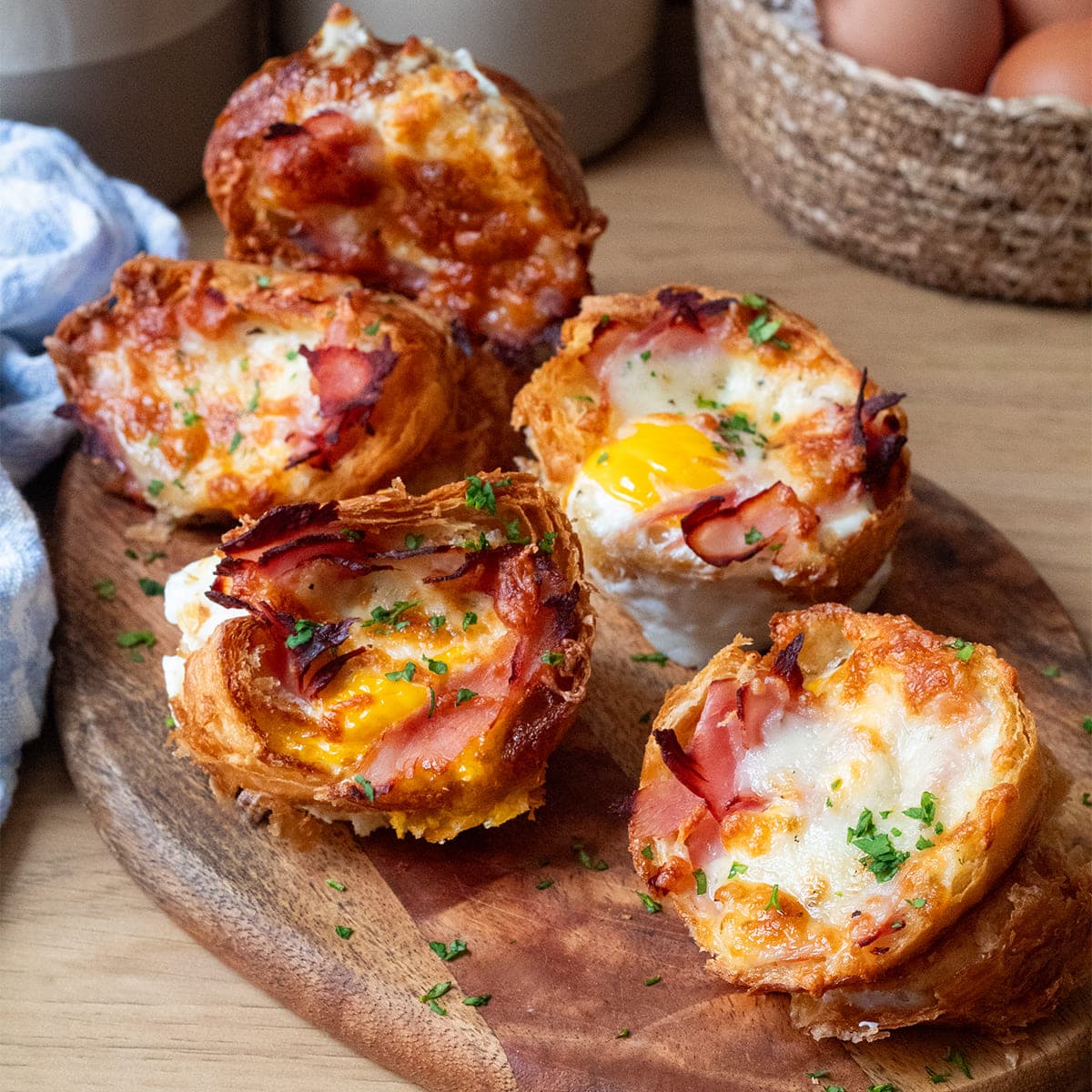 Volcanes de Croissants rellenos en Cecofry