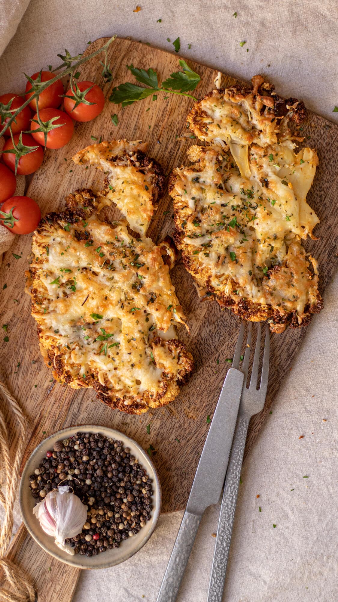 Filetes de coliflor especiada en Olla GM