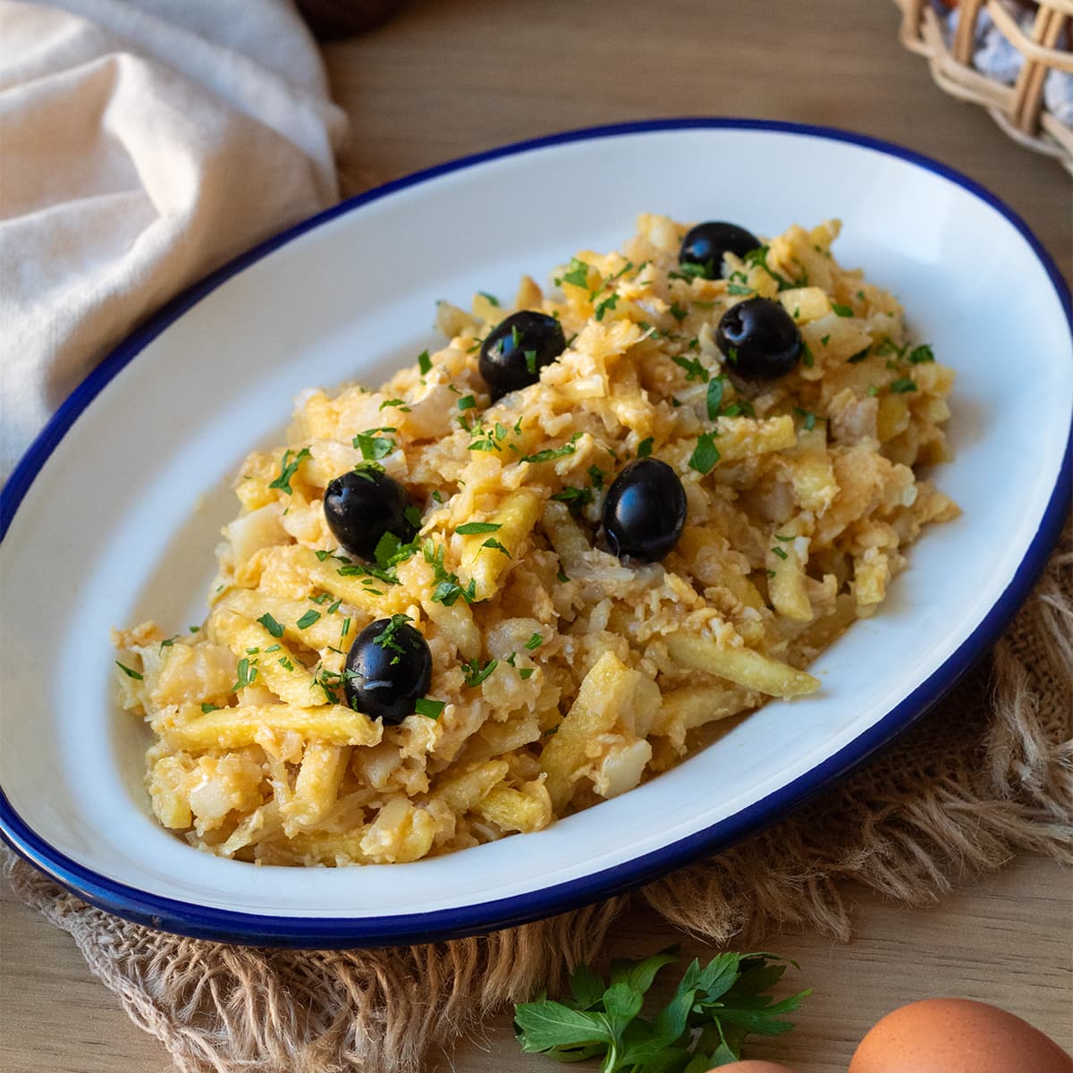 Bacalhau a Bras en Olla GM