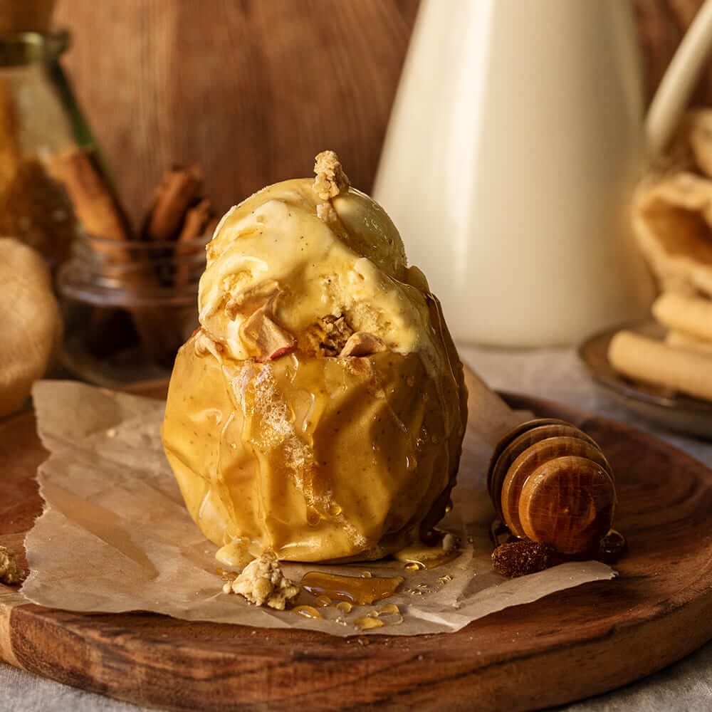 Manzana asada rellena en Ollas GM